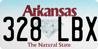 AR license plate 328LBX