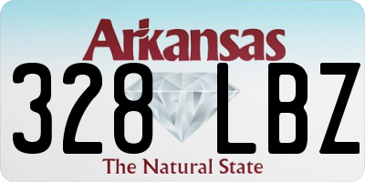 AR license plate 328LBZ