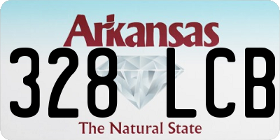 AR license plate 328LCB