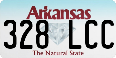 AR license plate 328LCC