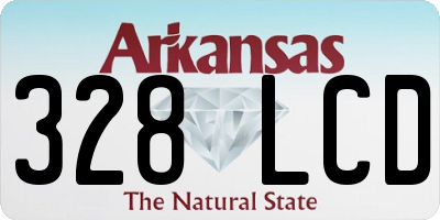 AR license plate 328LCD