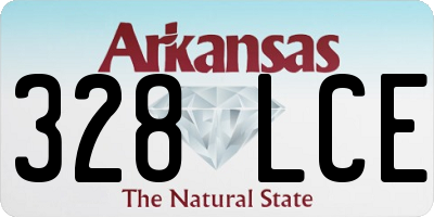 AR license plate 328LCE