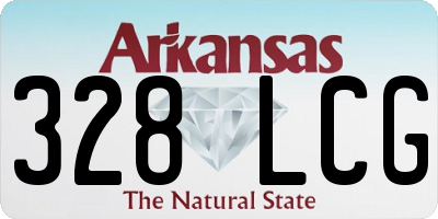 AR license plate 328LCG