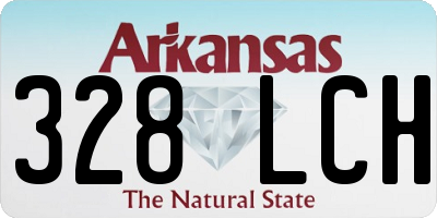 AR license plate 328LCH