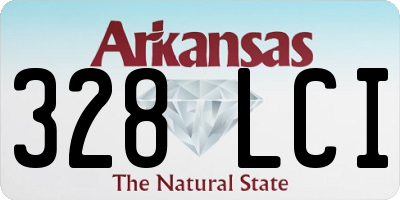 AR license plate 328LCI