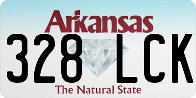 AR license plate 328LCK