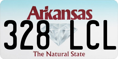 AR license plate 328LCL