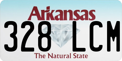 AR license plate 328LCM