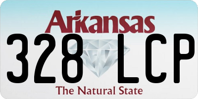 AR license plate 328LCP