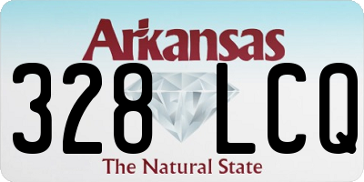 AR license plate 328LCQ
