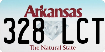 AR license plate 328LCT