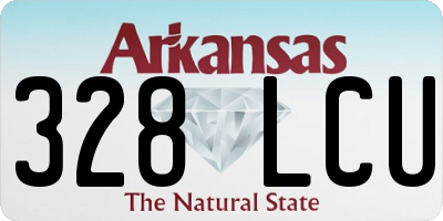 AR license plate 328LCU