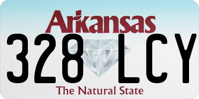 AR license plate 328LCY