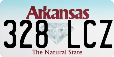 AR license plate 328LCZ