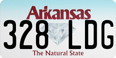 AR license plate 328LDG