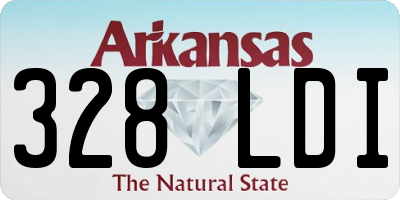 AR license plate 328LDI