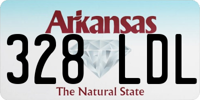 AR license plate 328LDL