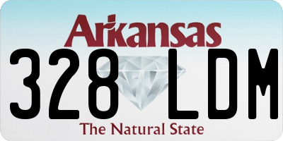 AR license plate 328LDM