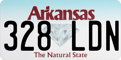 AR license plate 328LDN