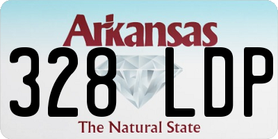 AR license plate 328LDP