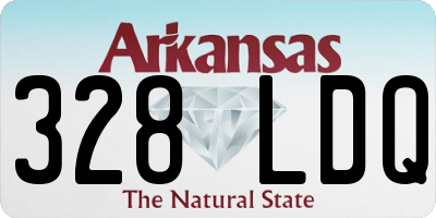 AR license plate 328LDQ