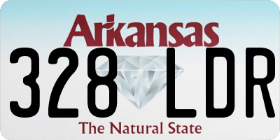 AR license plate 328LDR