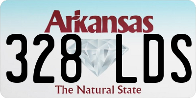 AR license plate 328LDS