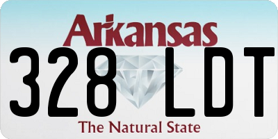 AR license plate 328LDT