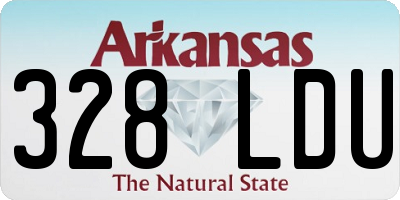 AR license plate 328LDU
