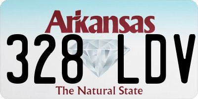 AR license plate 328LDV