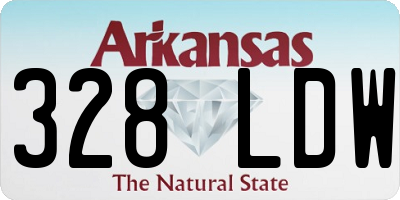 AR license plate 328LDW
