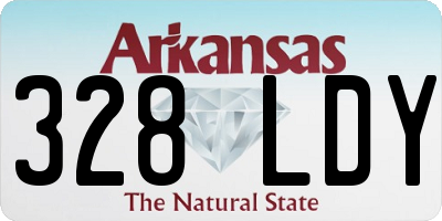 AR license plate 328LDY