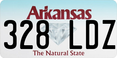 AR license plate 328LDZ