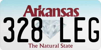 AR license plate 328LEG