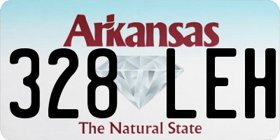 AR license plate 328LEH