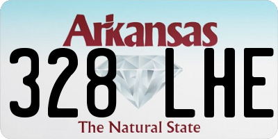 AR license plate 328LHE