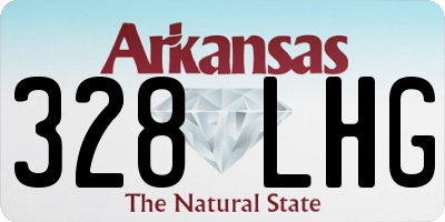 AR license plate 328LHG