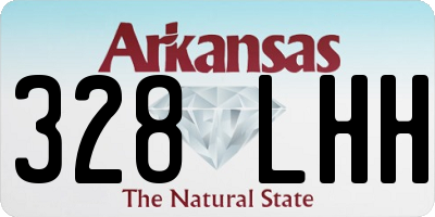 AR license plate 328LHH