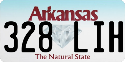 AR license plate 328LIH