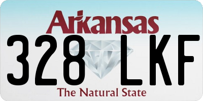 AR license plate 328LKF