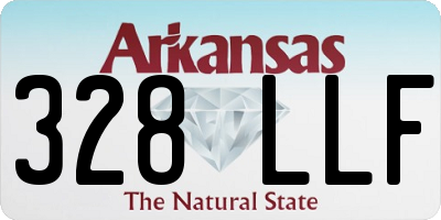 AR license plate 328LLF