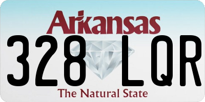 AR license plate 328LQR