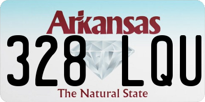 AR license plate 328LQU