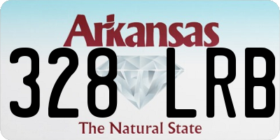 AR license plate 328LRB