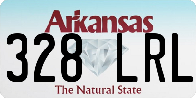 AR license plate 328LRL