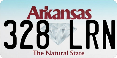 AR license plate 328LRN