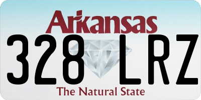 AR license plate 328LRZ