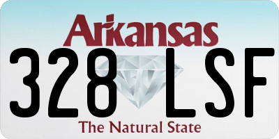 AR license plate 328LSF