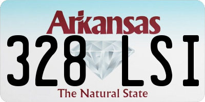 AR license plate 328LSI