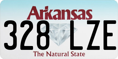 AR license plate 328LZE